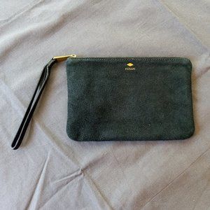 FOSSIL 🗝️ Sparkly Black Wristlet